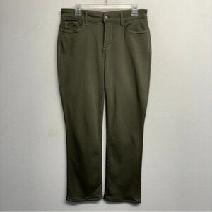 NYDJ Marilyn Straight Jeans Green 10